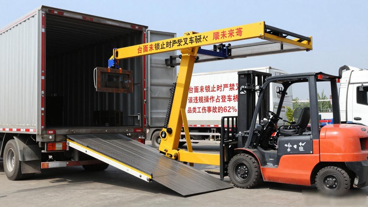液压驱动车桥_液压登移动式车桥工作原理_移动式液压登车桥