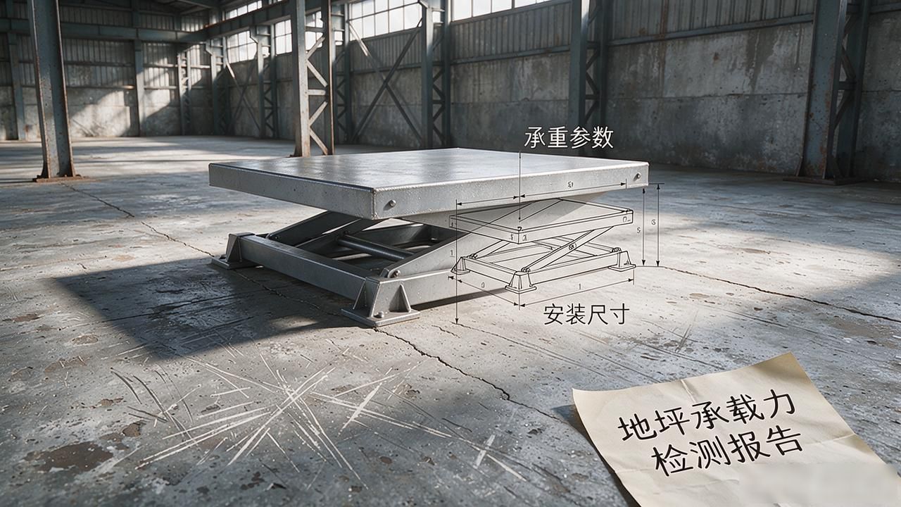 车间载货升降平台_车间装货升降门图片_车间升降载货平台图片